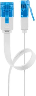Câble Ethernet GOOBAY Câble RJ45 Cat6a plat blanc 50cm