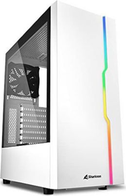 Boitier PC SHARKOON RGB SLIDER Blanc