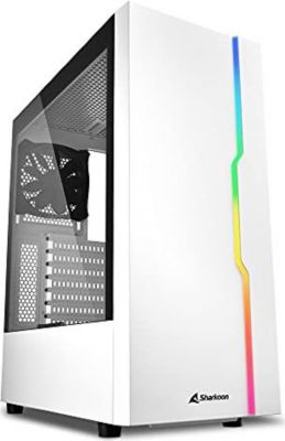 Boitier PC SHARKOON RGB SLIDER Blanc Boitier PC SHARKOON RGB SLIDER Blanc