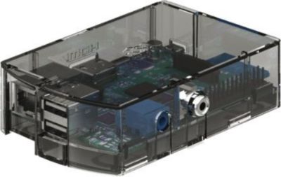 Boitier PC DIVERS pour Raspberry Pi A et B Transparent