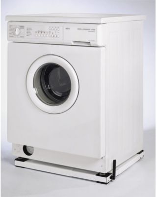 Socle pour machine à laver en acier blanc accessoire avec tiroir