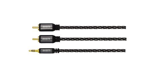 Câble Jack/RCA AVINITY audio 1.5m x2 RCA / 1 Jack stereo