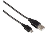 Câble micro USB HAMA vers USB noir 1m