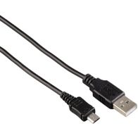 Câble micro USB HAMA vers USB noir 1m
