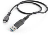 Câble USB C HAMA vers USB noir 1m