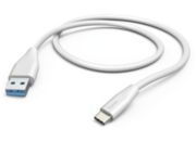 Câble USB C HAMA vers USB A blanc 1.5m