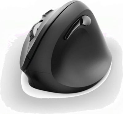 Souris sans fil HAMA vert. Ergon. "EMW-500", 6 boutons, noire