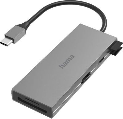Hub USB C HAMA 6 ports, SD, microSD