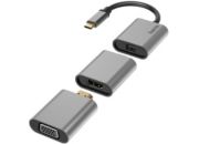 Adaptateur HDMI/USB-C HAMA 6 en 1 USB-C Mini-DisplayPort HDMI