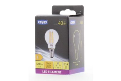 Ampoule XAVAX LED E14 4W Goutte