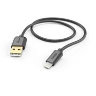 Câble Lightning HAMA vers USB 1.50m noir