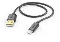Câble Lightning HAMA vers USB 1.50m noir