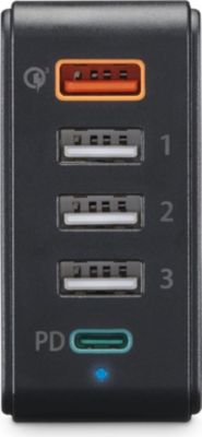 Chargeur secteur HAMA 5 ports, QC 3.0, 3XUSB-A, USB-C PD, 51 W