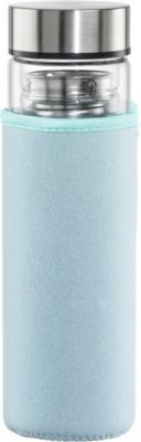 Gourde XAVAX "To Go" 450ml en verre, infuseur, housse
