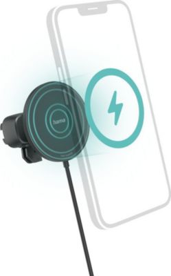 Chargeur allume-cigare HAMA "MagCharge Car FC15", 15 W, iPhone, noir