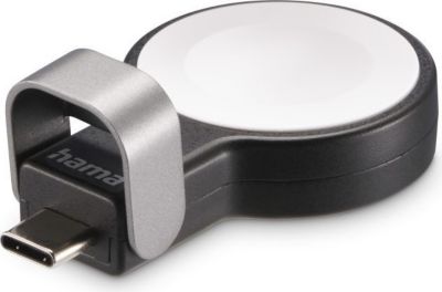 Chargeur induction HAMA USB-C pour Apple Watch, Noir