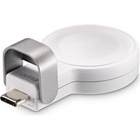 Chargeur induction HAMA USB-C pour Apple Watch, Blanc