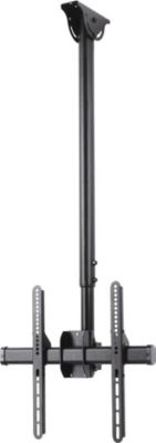 Support plafond TV HAMA pivot., inclinable, 165 cm (65")