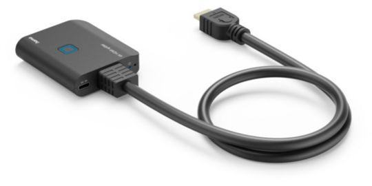 Hub HAMA HDMI M vers double HDMI F