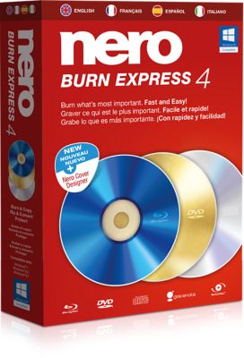 Logiciel de bureautique NERO Burn Express 4
