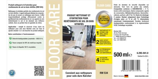 Détergent KARCHER sols bois