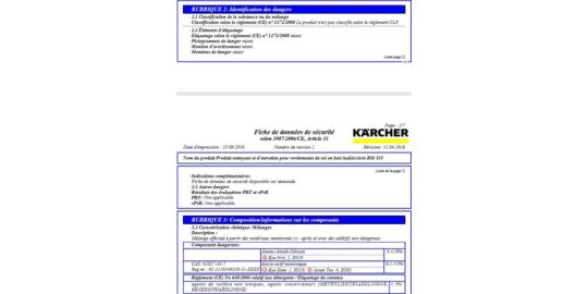 Détergent KARCHER Nettoyant parquets huilés ou cirés