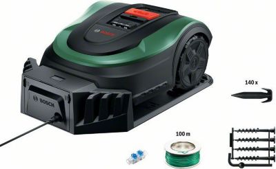 Robot tondeuse BOSCH Tondeuse robot pour petits jardins d’une superficie jusqu’à 300 m²