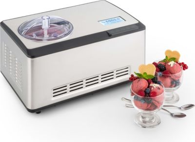 Sorbetière KLARSTEIN Dolce Bacio 2L écran LCD tactile inox