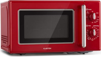 Micro ondes combiné KLARSTEIN Caroline - Rouge