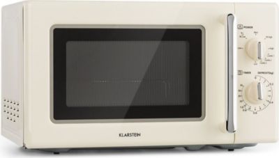 Micro ondes combiné KLARSTEIN Caroline - Crème