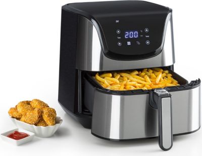 Friteuse sans huile KLARSTEIN Aero Vital deluxe 1700W Argent Friteuse sans huile KLARSTEIN Aero Vital deluxe 1700W Argent