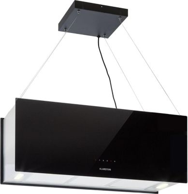 Hotte décorative îlot KLARSTEIN Kronleuchter XL îlot 90cm 590m³/h noir
