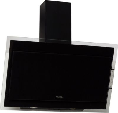 Hotte décorative murale inclinée KLARSTEIN Mirage 90cm 550 m³/h LED CEE A++ noir