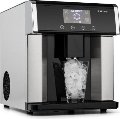 Machine à glaçons Klarstein Eiszeit Crush - glace pilée - 18kg/24h
