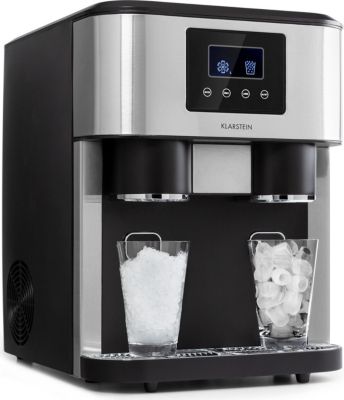Machine à glaçons KLARSTEIN Eiszeit Crush - Noir/Argent