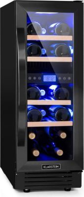Cave à vin de service KLARSTEIN Vinovilla 17 Duo - Noir
