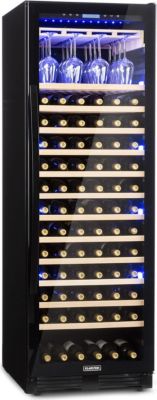 Cave à vin multi-températures - klarstein barossa 102 d - 102 bouteilles -  2 zones : 5 à 18 °c - noir KLARSTEIN 10032921
