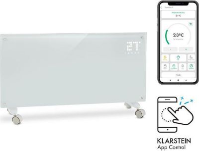 Chauffage électrique KLARSTEIN Bornholm Smart - 2000W - Blanc
