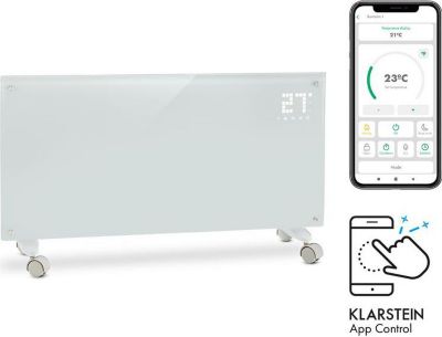 Chauffage électrique KLARSTEIN Bornholm Smart - 2000W - Blanc