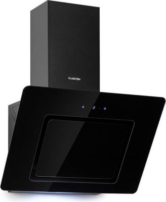 Hotte décorative murale inclinée KLARSTEIN Sofia murale 60cm 300m³/h tactile noir
