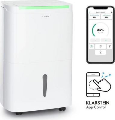 Deshumidificateur KLARSTEIN DryFy Connect - 50l/j - Blanc Deshumidificateur KLARSTEIN DryFy Connect - 50l/j - Blanc