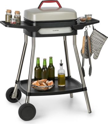 Barbecue électrique KLARSTEIN Gatsby 2000W - 20x32cm - Beige