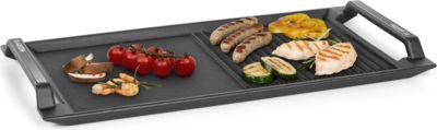 Plaque induction KLARSTEIN Delicatessa Grill Plaque accessoire noir