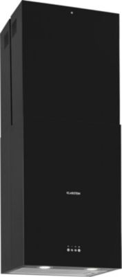 Hotte décorative îlot KLARSTEIN Structura îlot 41 cm  624m³/h LED noir