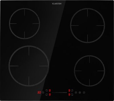 Plaque induction KLARSTEIN Virtuosa EcoAdapt 4 zones 7200W noire