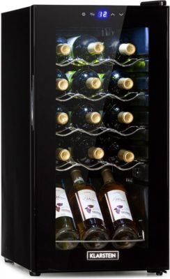 Cave à vin - Klarstein Vinetage 19 bouteilles - 70 L - 4-22°C - Design  rétro - Crème