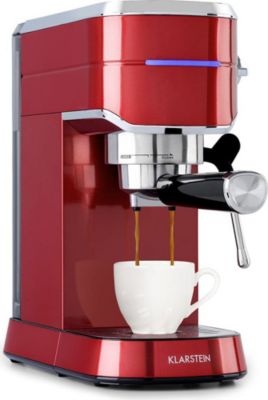 Machine à expresso KLARSTEIN Futura 1450W 1,25L - Rouge