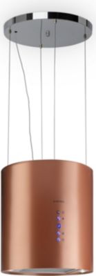 Hotte décorative îlot KLARSTEIN Barett îlot Ø 35cm 560 m³/h LED bronze
