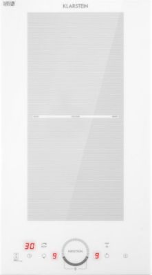 Domino vitrocéramique KLARSTEIN Delicatessa Slim 3500W - Blanc