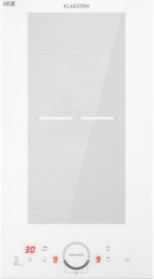 Domino vitrocéramique KLARSTEIN Delicatessa Slim 3500W - Blanc